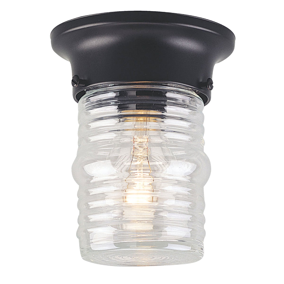 Item 516996, Outdoor porch light with clear glass.