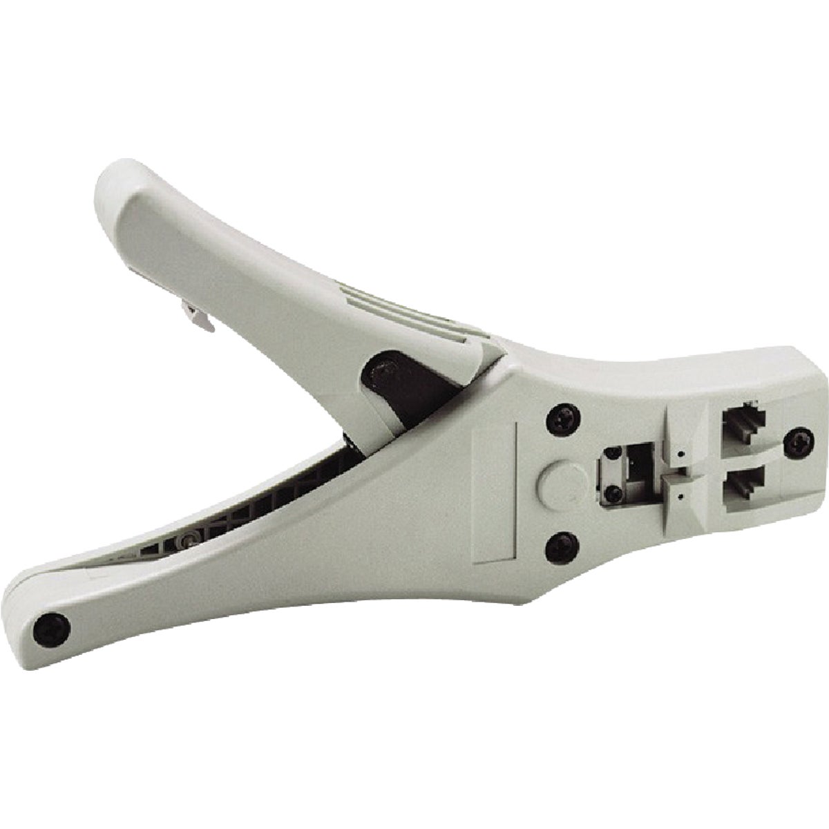 Item 523464, Modular plug crimp tool.