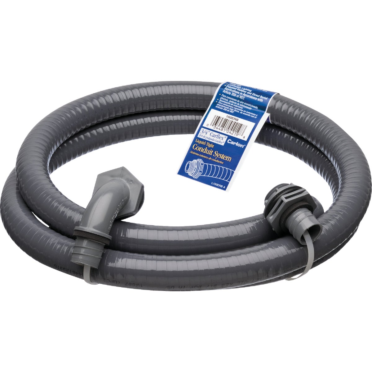 Item 523925, Carflex non-metallic kit provides protection for outdoor electrical 