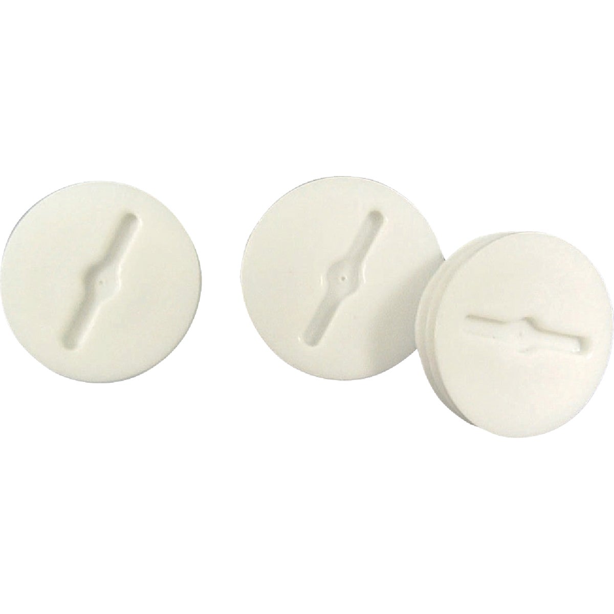 Item 524557, Weatherproof closure plug for threaded outlets.