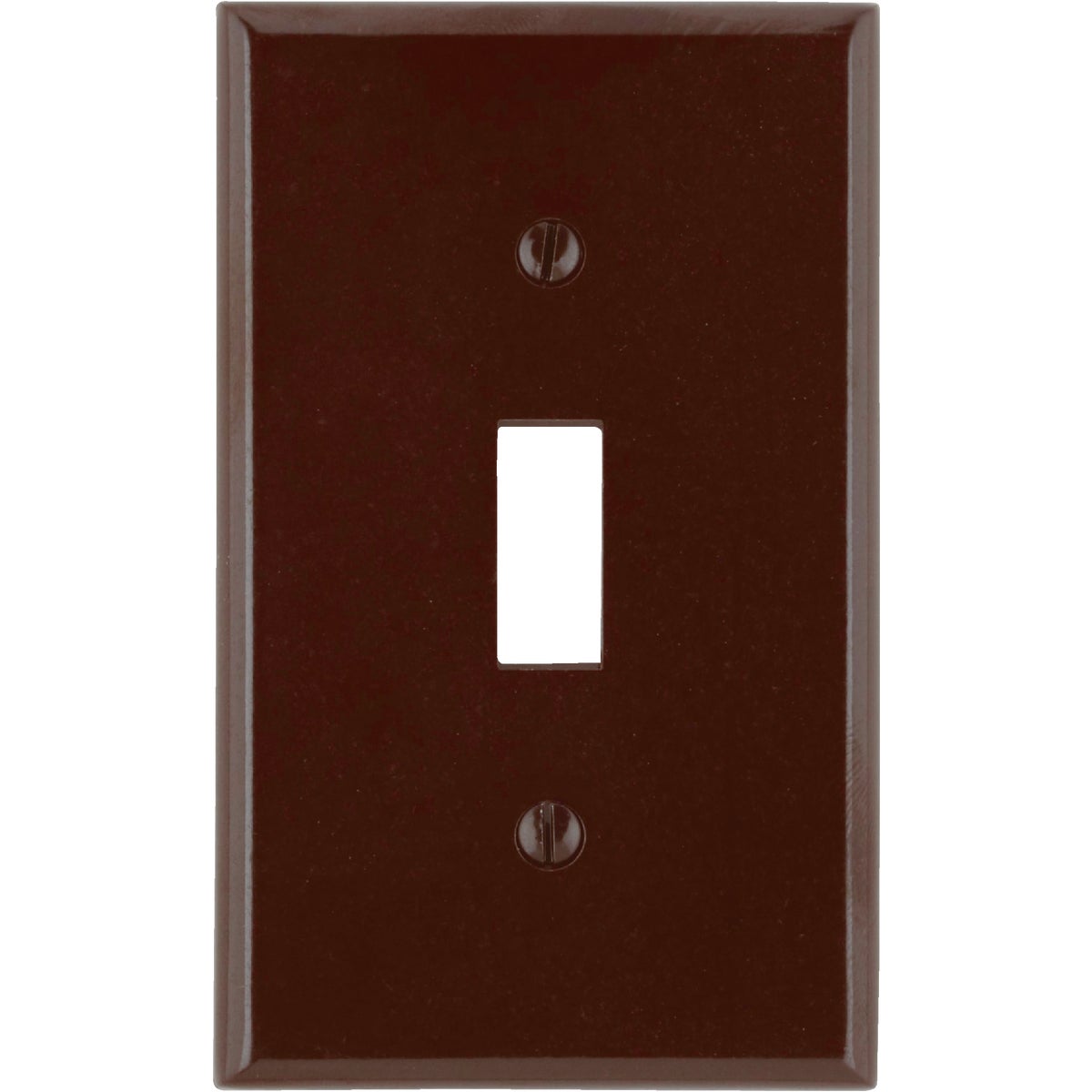 Item 525630, Smooth plastic, standard size wall plate. Durable, easy to clean design.