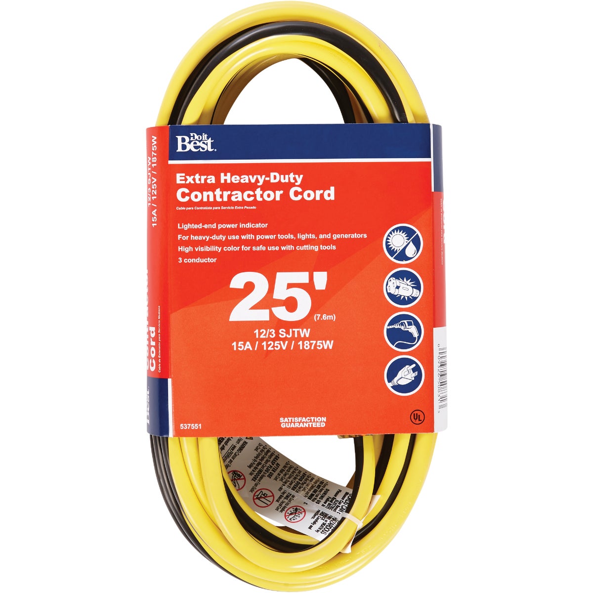 Item 537551, Extra heavy-duty extension cord for the contractor and serious do it 