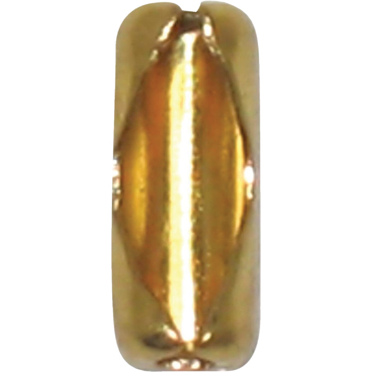 Item 540986, Polished brass finish bead chain connector.