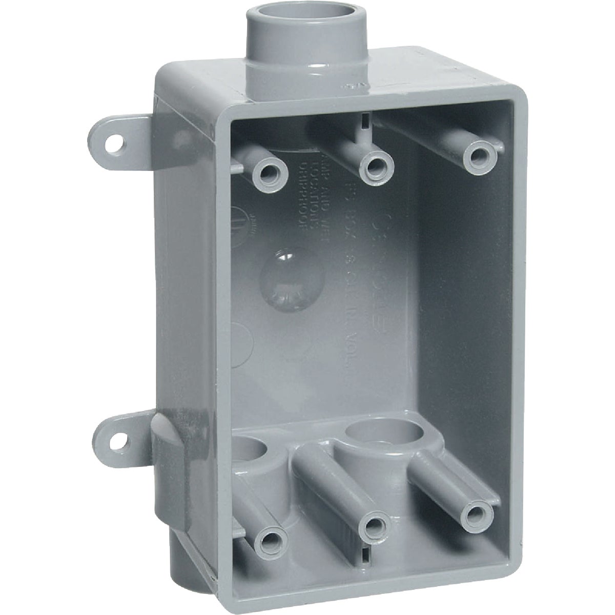 Item 550833, Type FSCC non-metallic switch box for exposed applications.