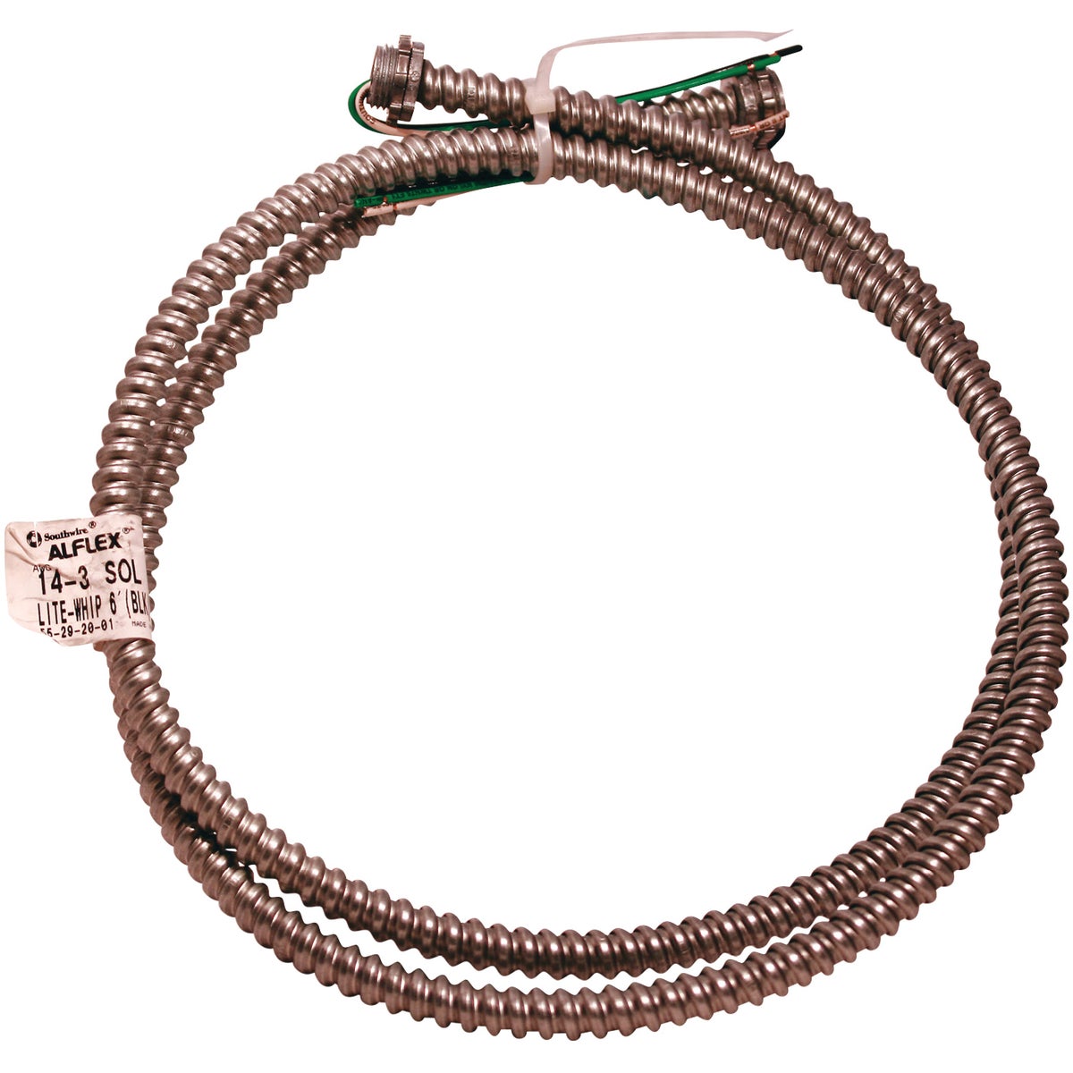 Item 557943, Metallic, pre-wired, liquidtight, flexible conduit system.