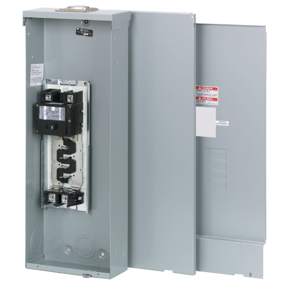 Item 562459, 200A main breaker type BR load center. 4-space, 8-circuit capacity.