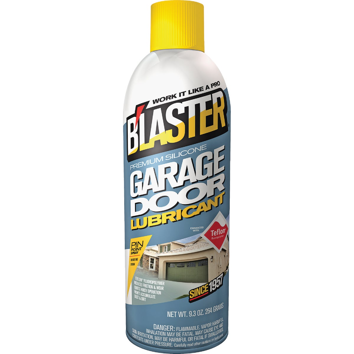 Item 570434, Effectively helps stop squeaks associated with garage doors and mechanisms 
