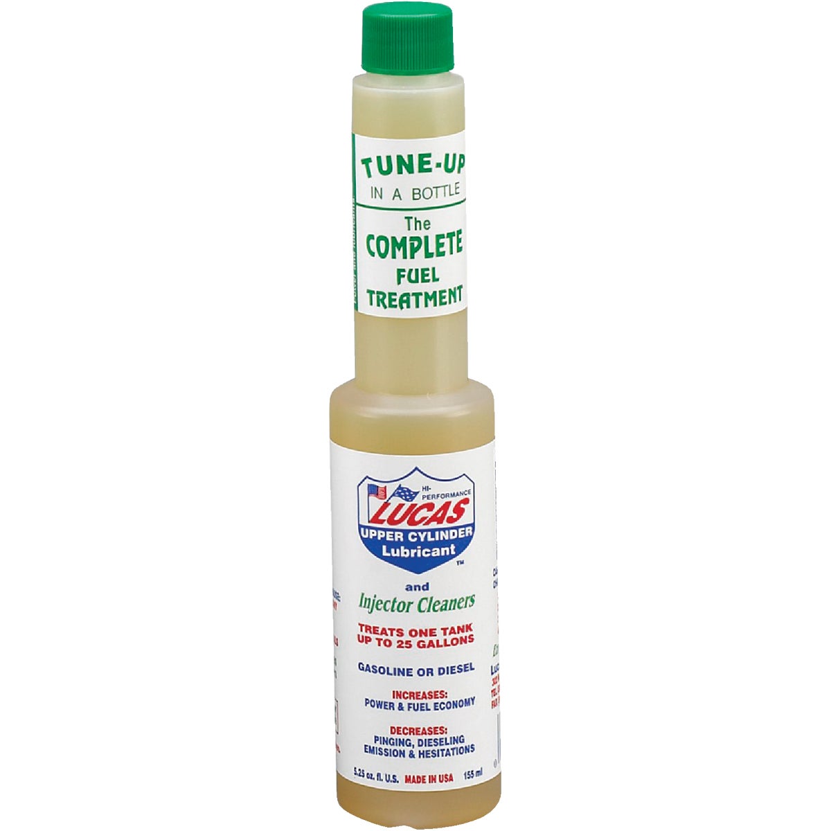 Item 570475, Lucas Fuel treatment is designed to increase power and fuel mileage and 