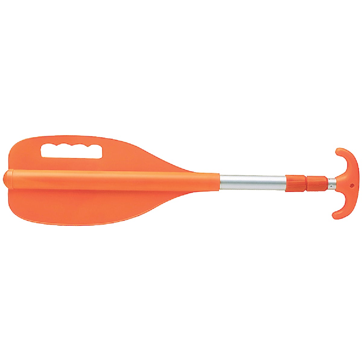 Item 570662, Telescoping paddle handle adjusts to variable lengths with a simple twist 