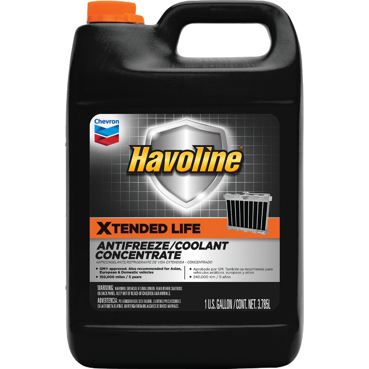 Item 571350, Havoline extended life antifreeze/coolant Dex-Cool has been recommended by 