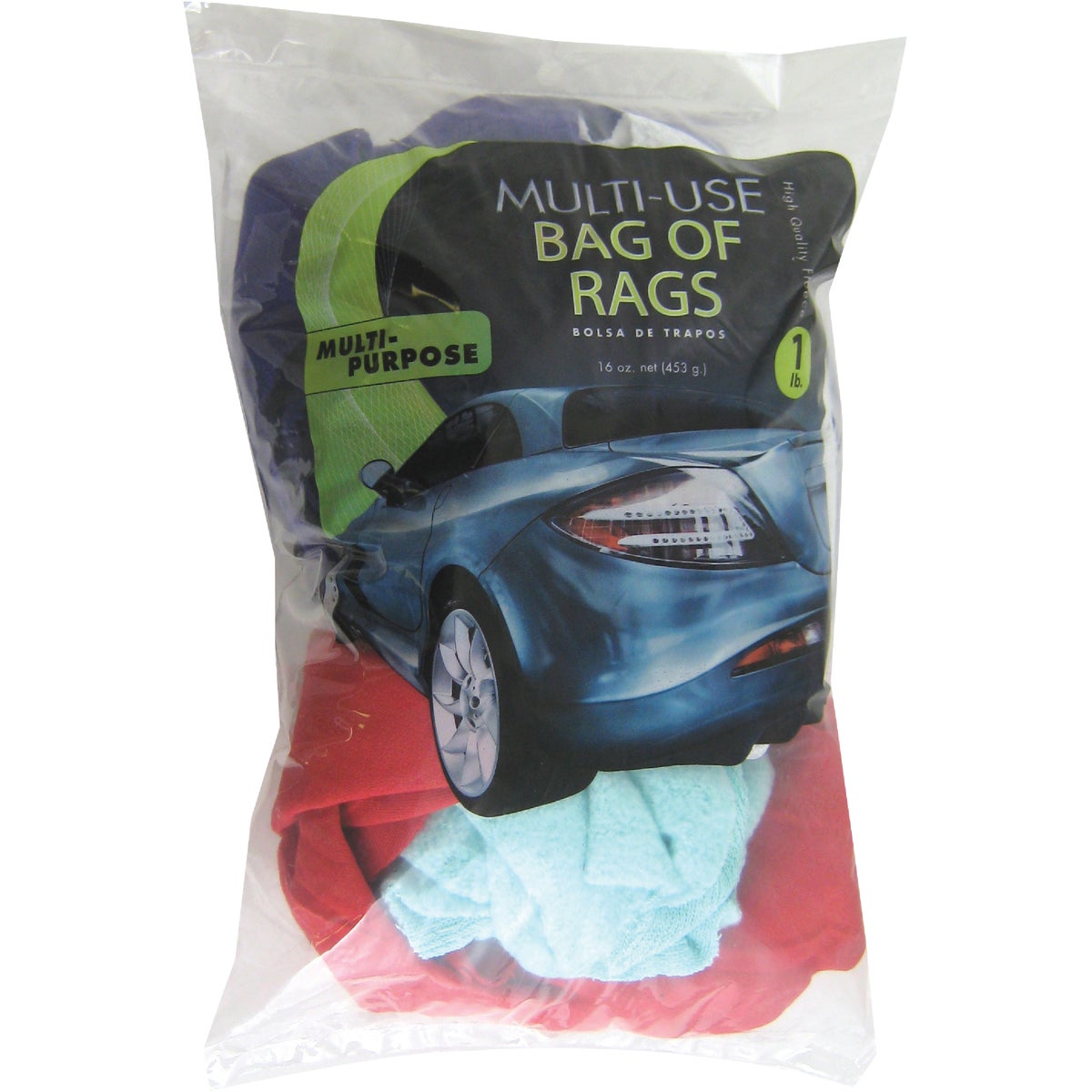 Item 571873, One pound bag of rags is ideal for every day activities, from cleaning to 