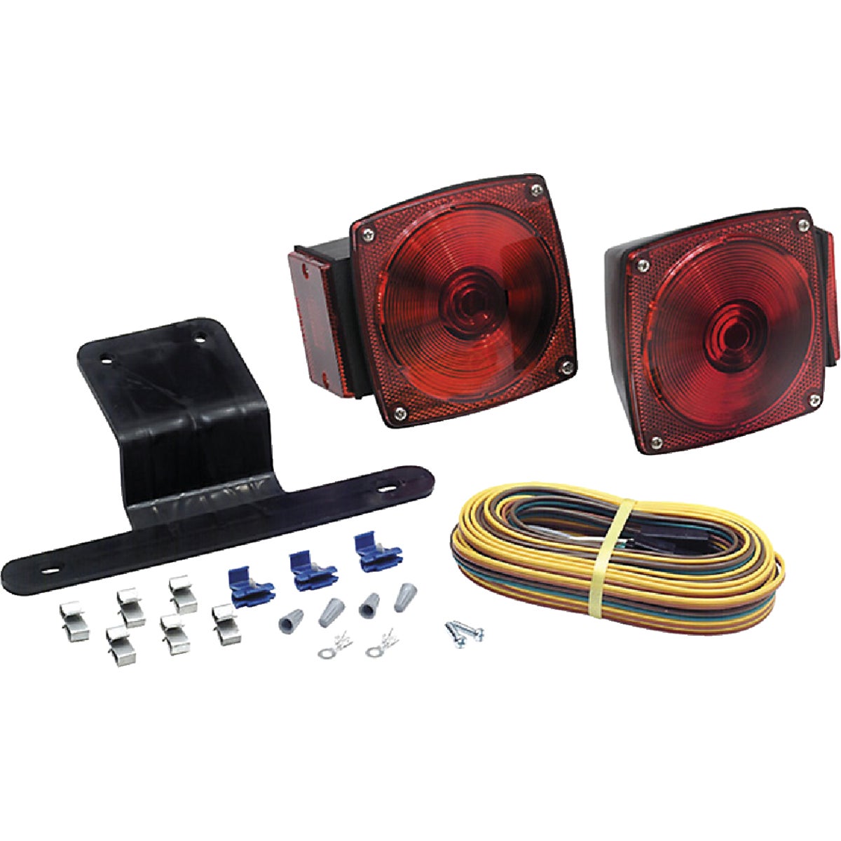 Item 573347, Contains two tail lights with red side marker/reflectors, license bracket, 