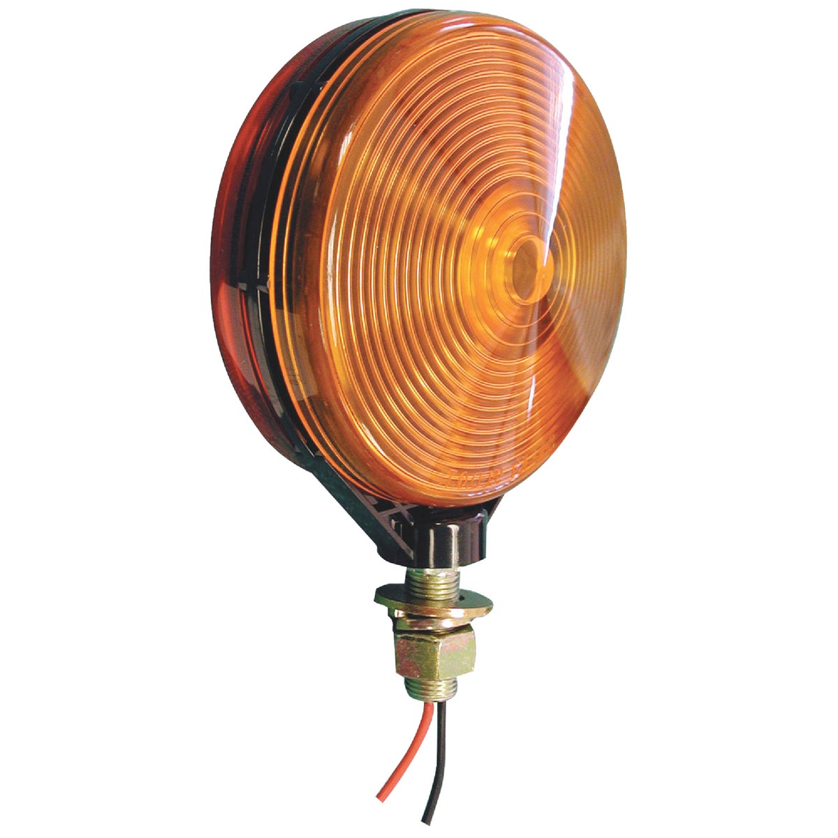 Item 575489, Pedestal mount, double-face red/amber light functions as a combination turn
