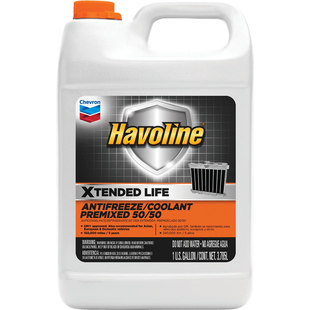 Item 578814, Havoline/Texaco ready-to-pour gallon, pre-diluted with deionized water.