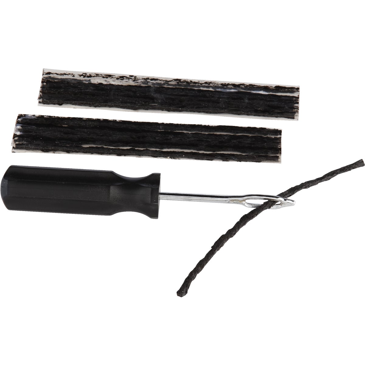 Item 579041, This handy tire repair kit easily fits in the glove box of any car.