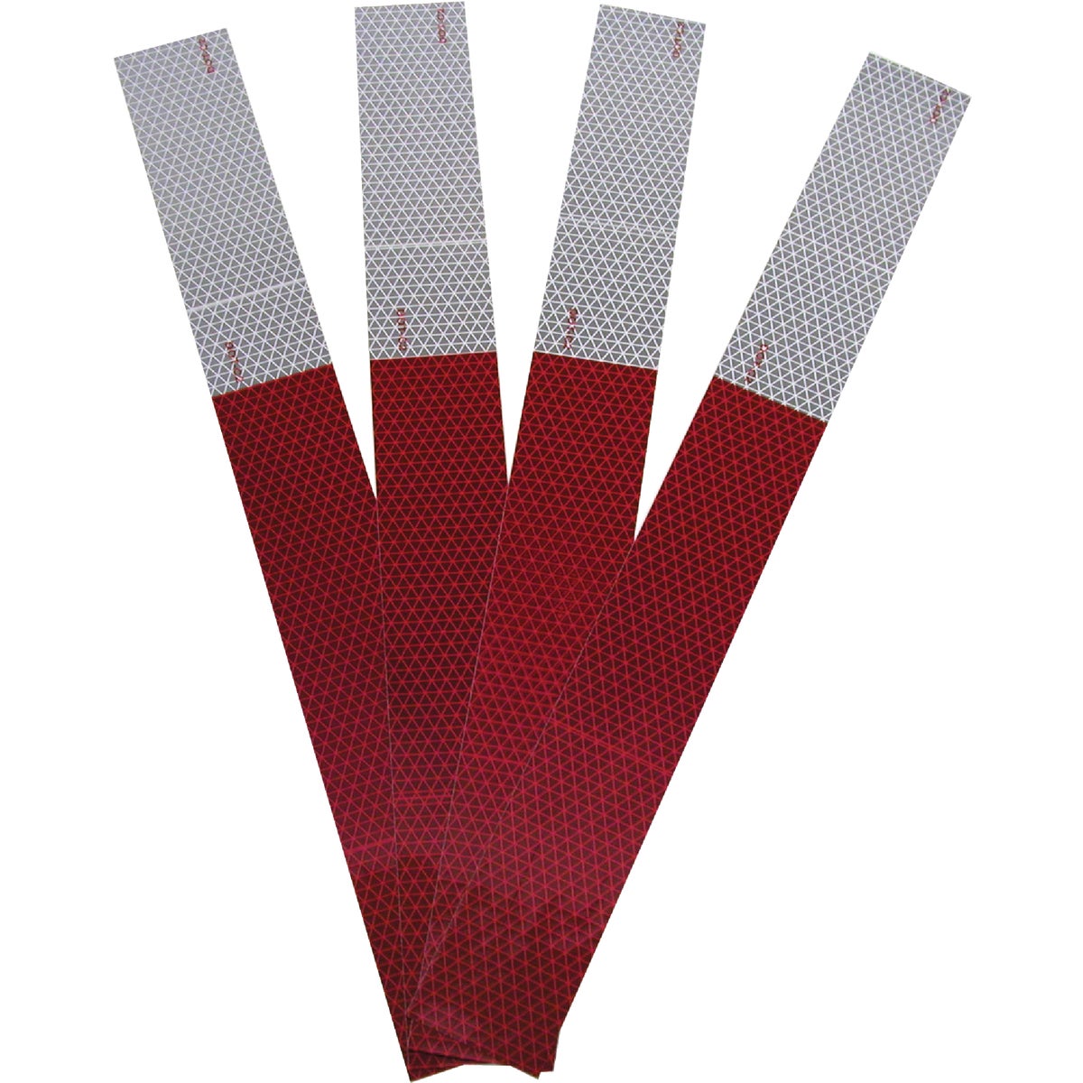 Item 579207, The Red Reflective Strips provide greater reflectivity and higher 
