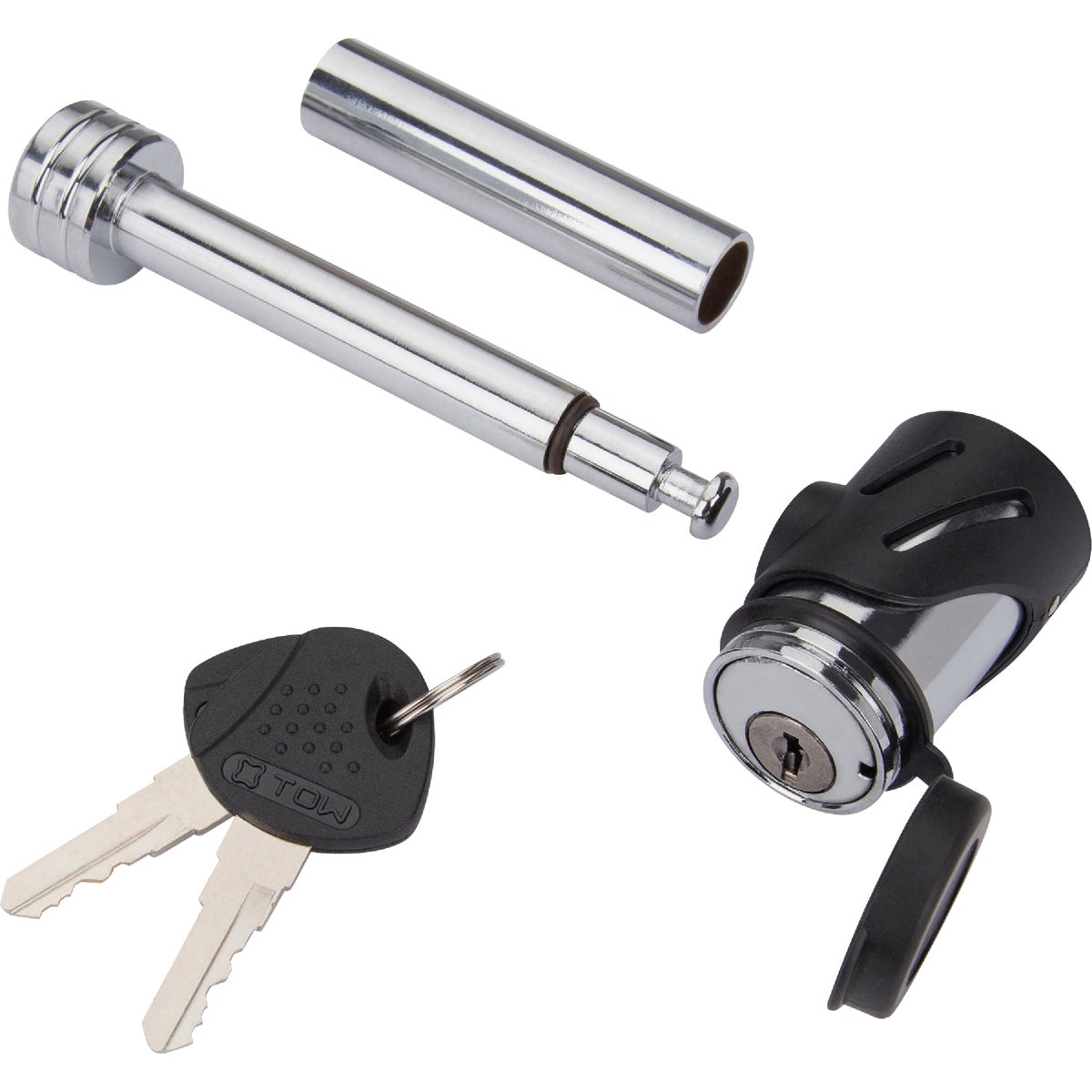 Item 579467, The Steel Right Angle Receiver Lock protects your boats, campers, trailers