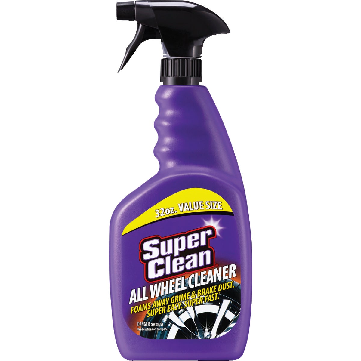 Item 582654, SuperClean All Wheel Cleaner is a custom blend formula that instantly 