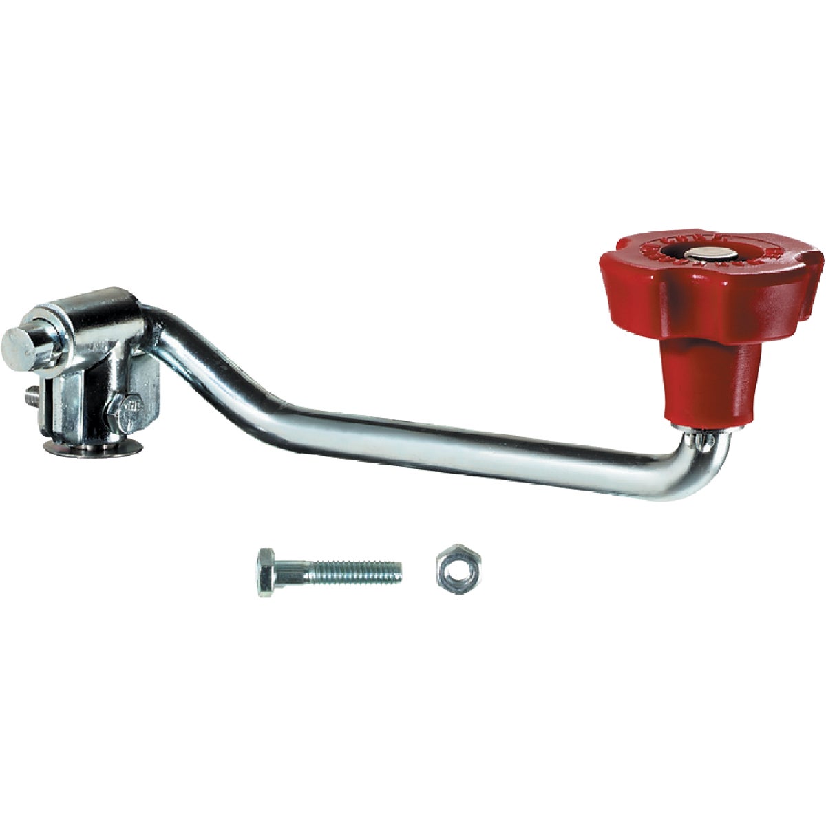 Item 583049, The BULLDOG top wind trailer jack crank handle is designed for use with 