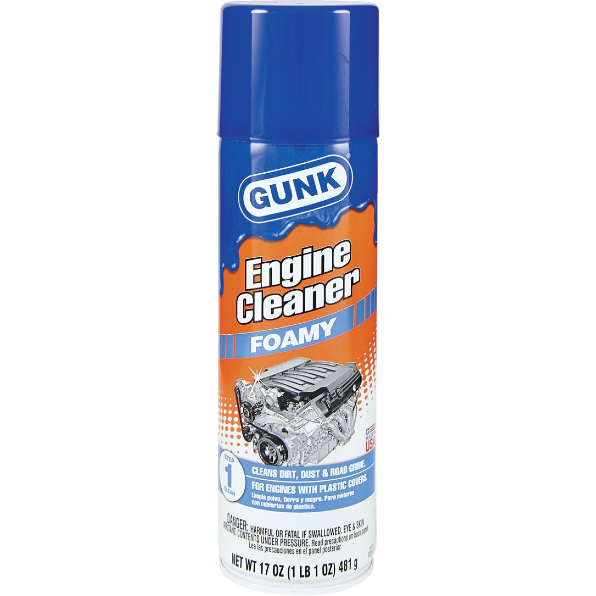 Item 584004, Foaming formula cleans dirt, dust, and road grime from newer high-heat 
