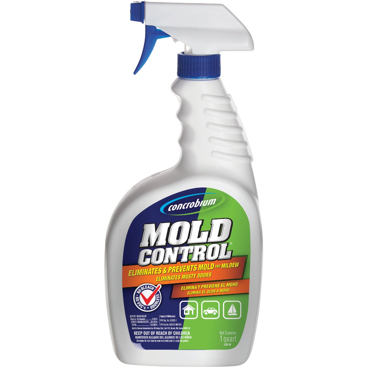 Item 600102, Odorless and colorless Concrobium Mold Control eliminates existing mold 
