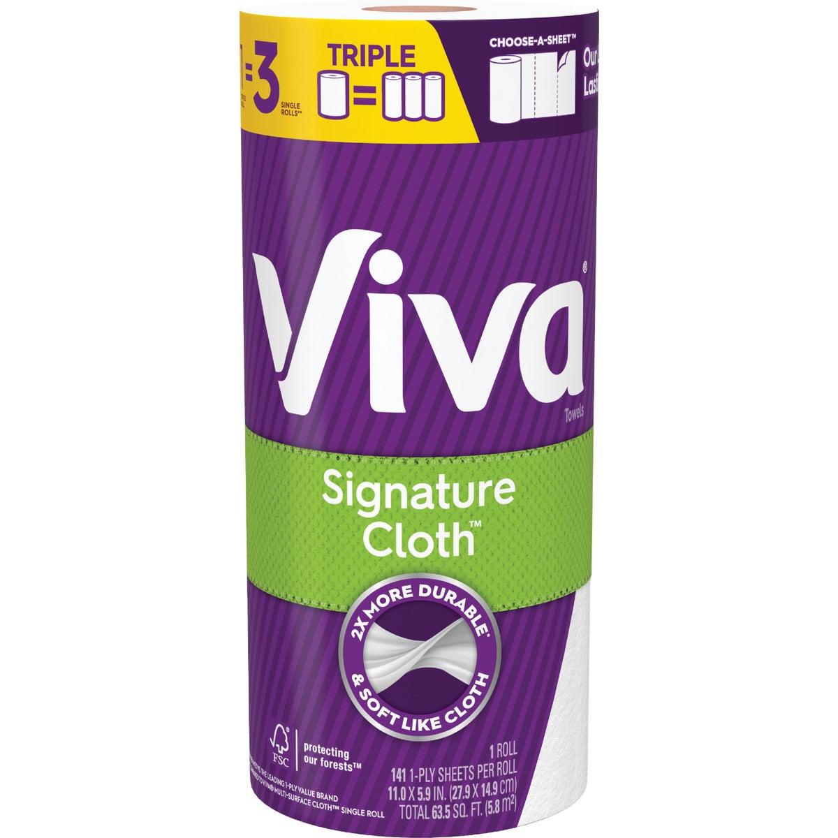 Item 600601, Give yourself a paper towel that works as hard as you do with Viva 