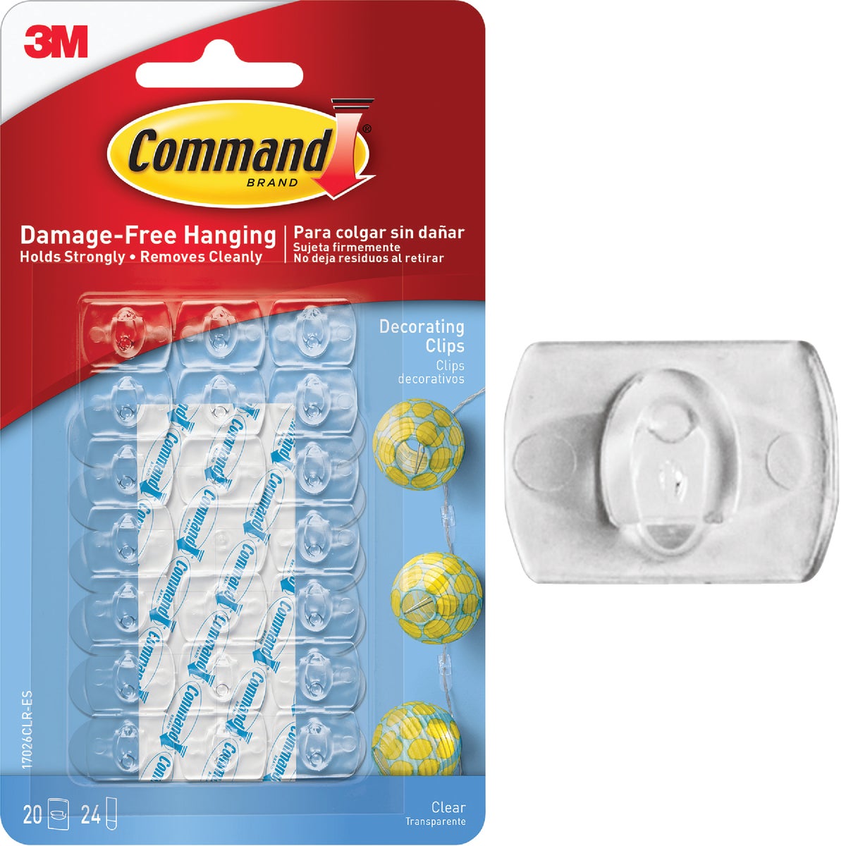 Item 601771, Forget about nails, screws and tacks, Command Clear Hooks are fast and easy