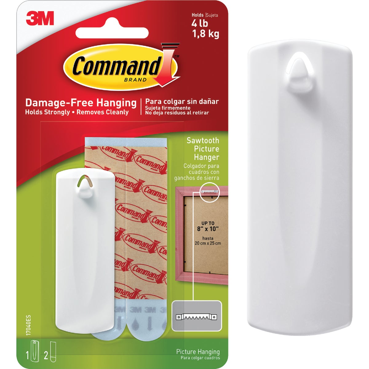 Item 601806, Command Picture Hangers, Hooks and Clips make decorating quick and easy.