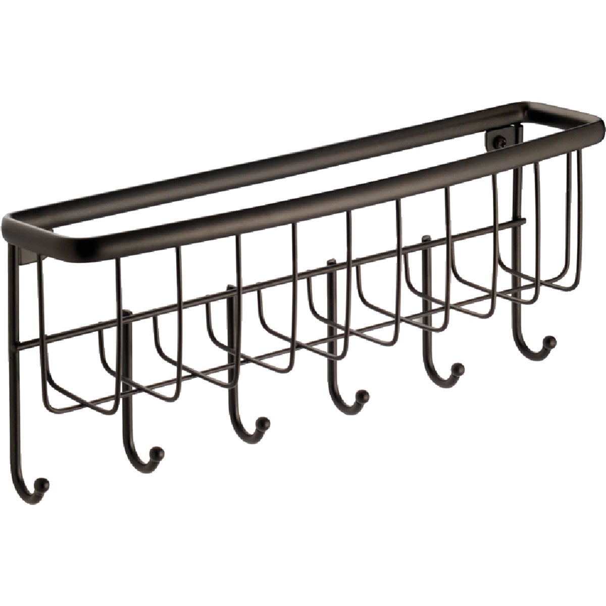 Item 601955, Bronze mail center has 6 hooks.