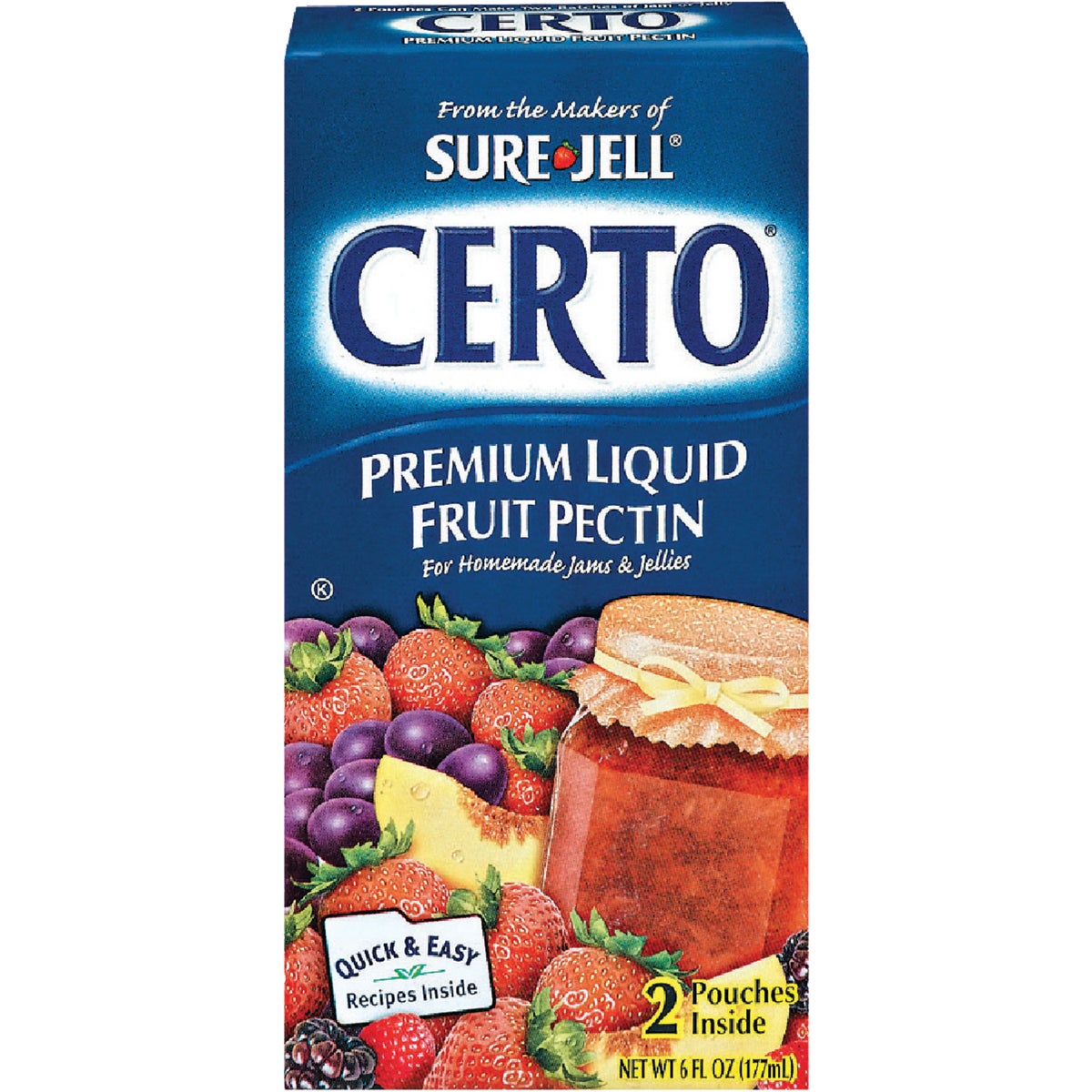 Item 602287, Liquid fruit pectin for homemade jams and jellies.