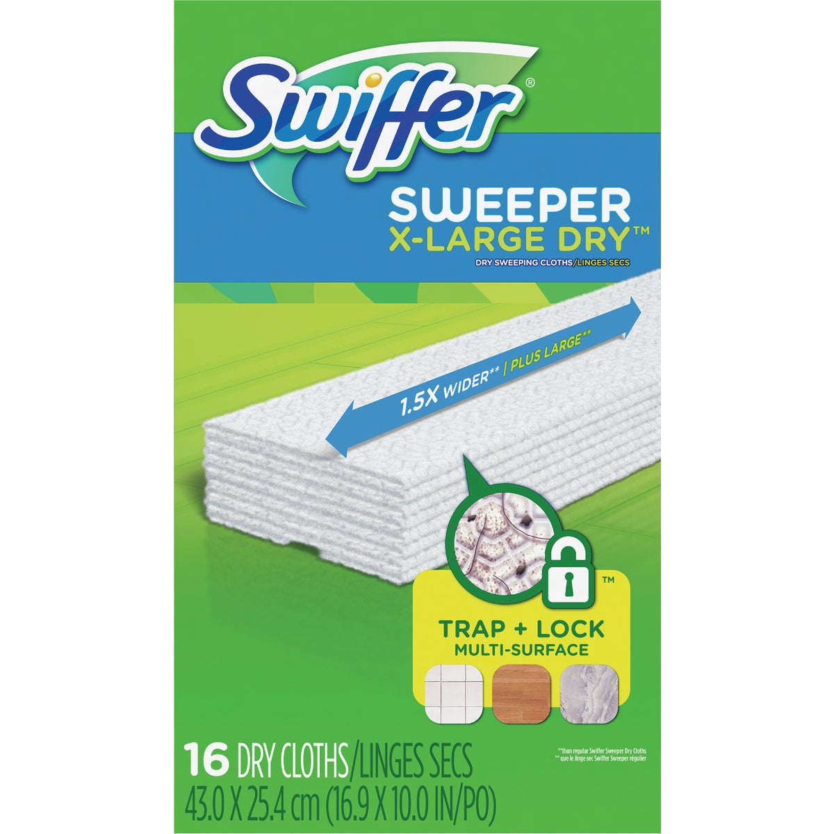 Item 602353, Replacement cloths for Swiffer Max starter kit.