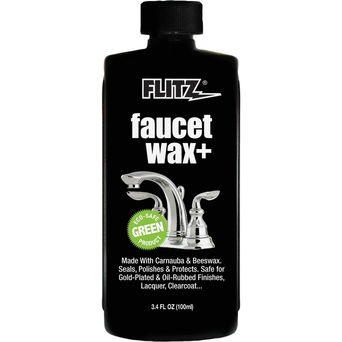 Item 602798, Faucet wax seals, polishes, and protects.