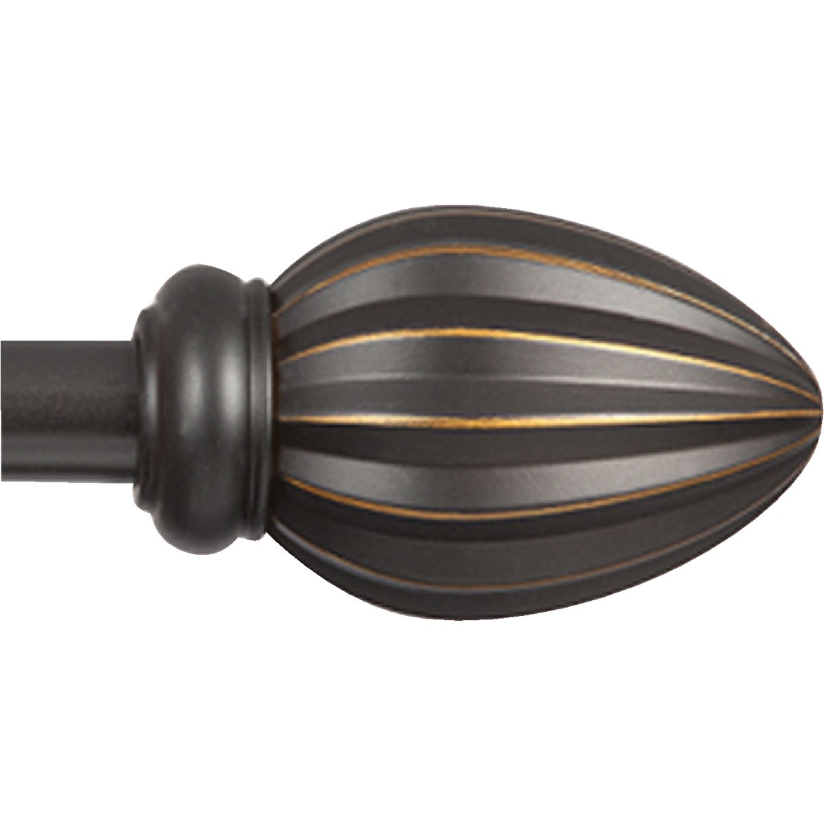 Item 602874, Bailey Fast Fit curtain rod is 5/8 In. Dia.