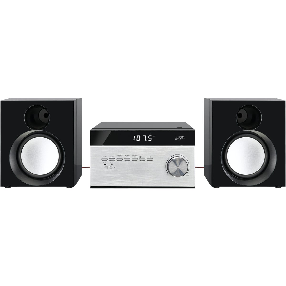 Item 603061, Home Music Stereo System has bluetooth wireless range up to 60 Ft.