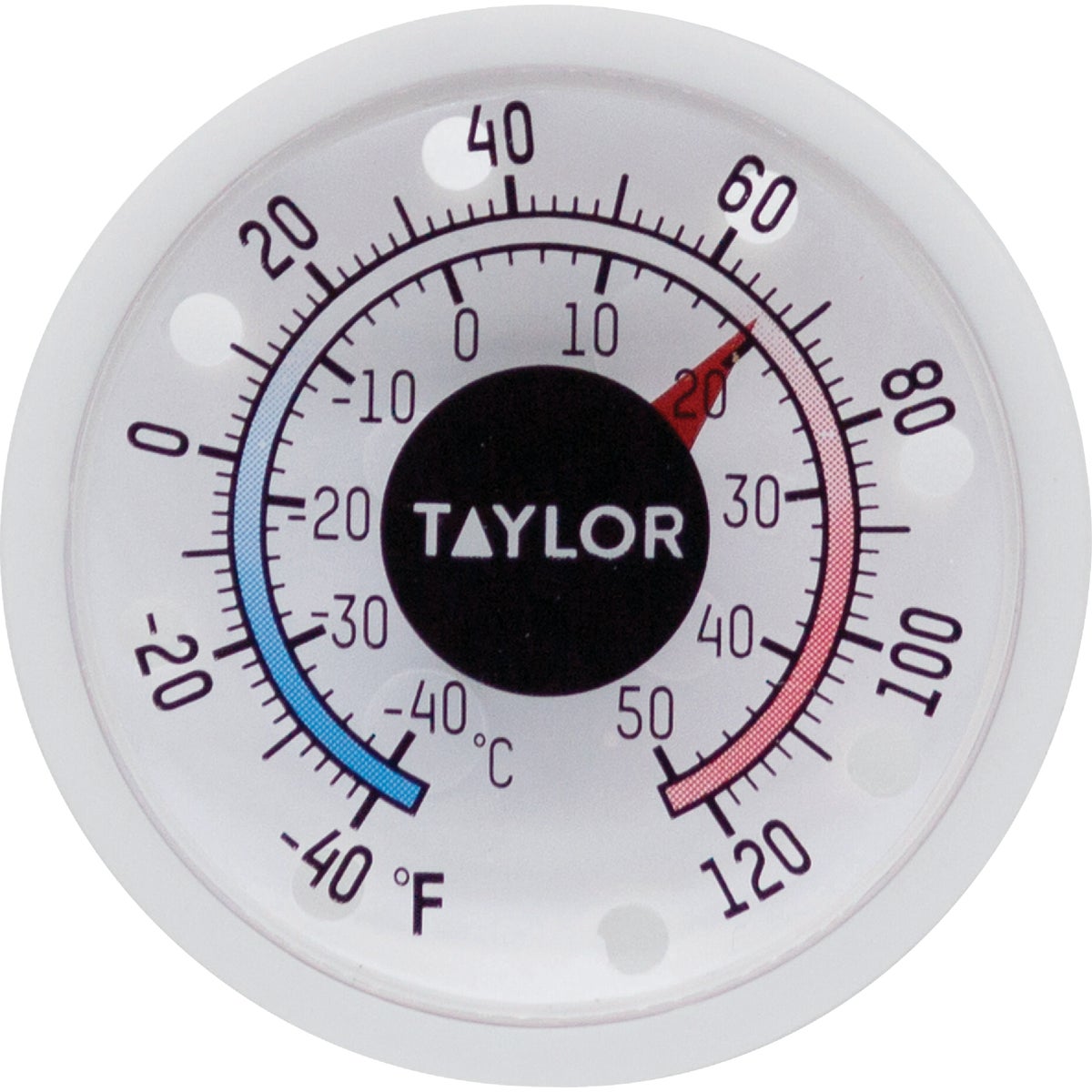 Item 603503, 1-3/4 In. window/wall dial thermometer.