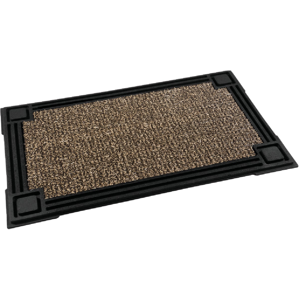 Item 606892, Premium door mat has cleaning blades that remove the dirt and debris 