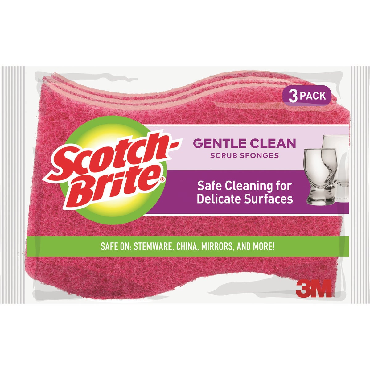 Item 606928, Use a Scotch Brite Delicate Care Scrub Sponge for your most delicate 