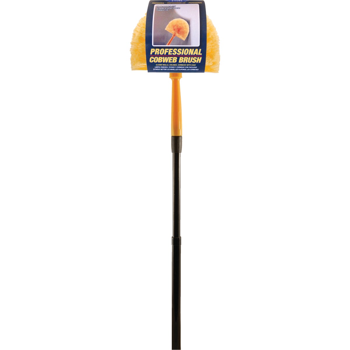 Item 607631, Commercial duster on a 3 section attached pole with 118" reach