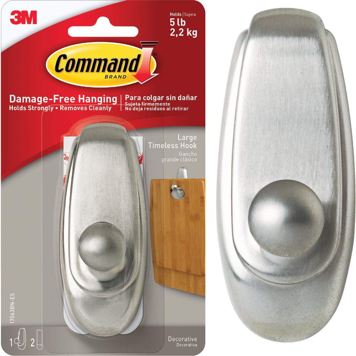 Item 607855, Command Decorative Hooks come in a variety of styles   from sophisticated 