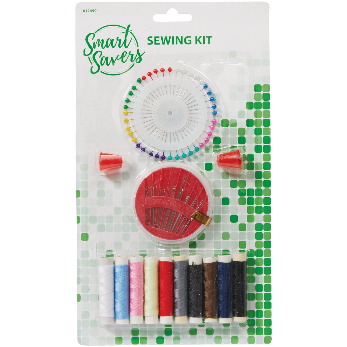 Item 612499, Smart Savers travel sewing kit