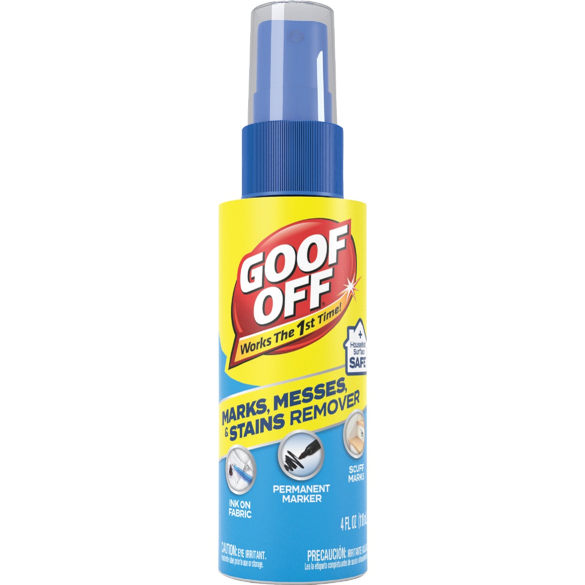 Item 620475, Goof Off heavy-duty spot remover and degreaser works like magic to quickly 