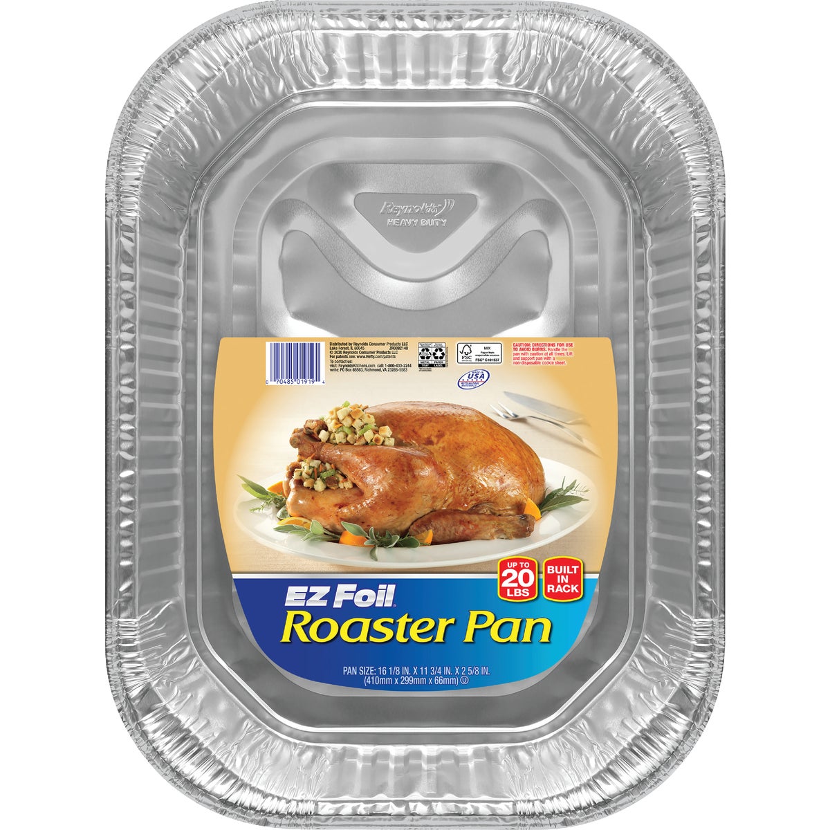 Item 621919, The perfect size pan for roasting beef, poultry, pork, and fish.