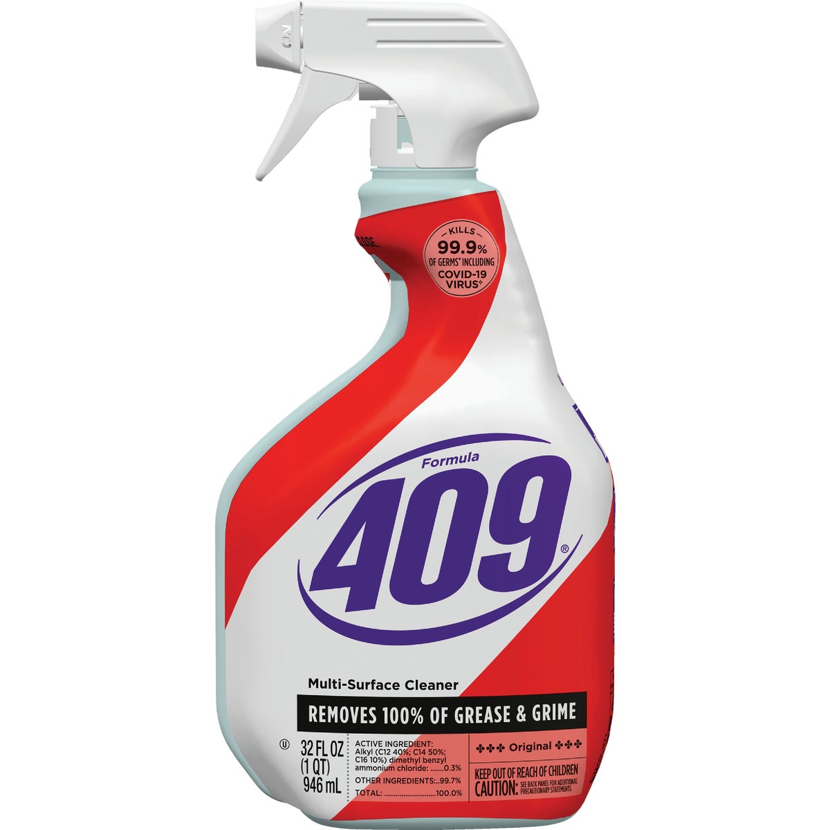 Item 622277, Anti-bacterial multi-surface cleaner can be used on anything washable.