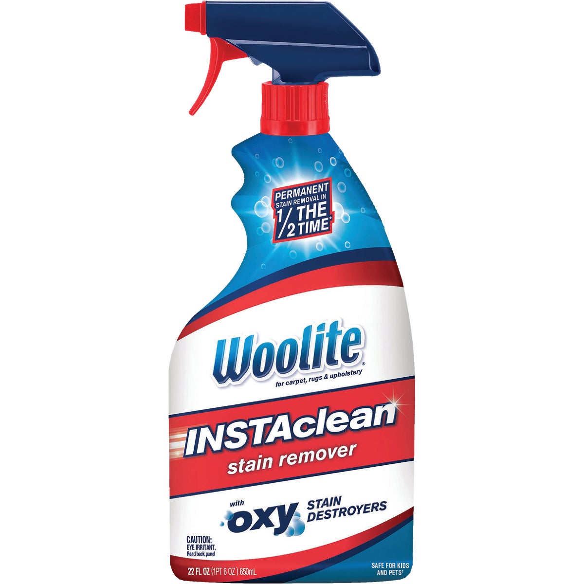 Item 624649, Woolite InstaClean Stain Remover with oxy stain destroyers will remove 