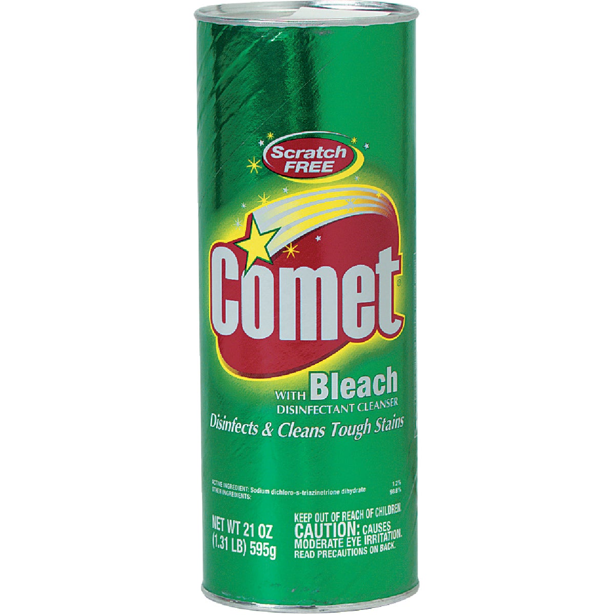 Item 624989, Scratch-free Comet with bleach disinfectant cleaner.