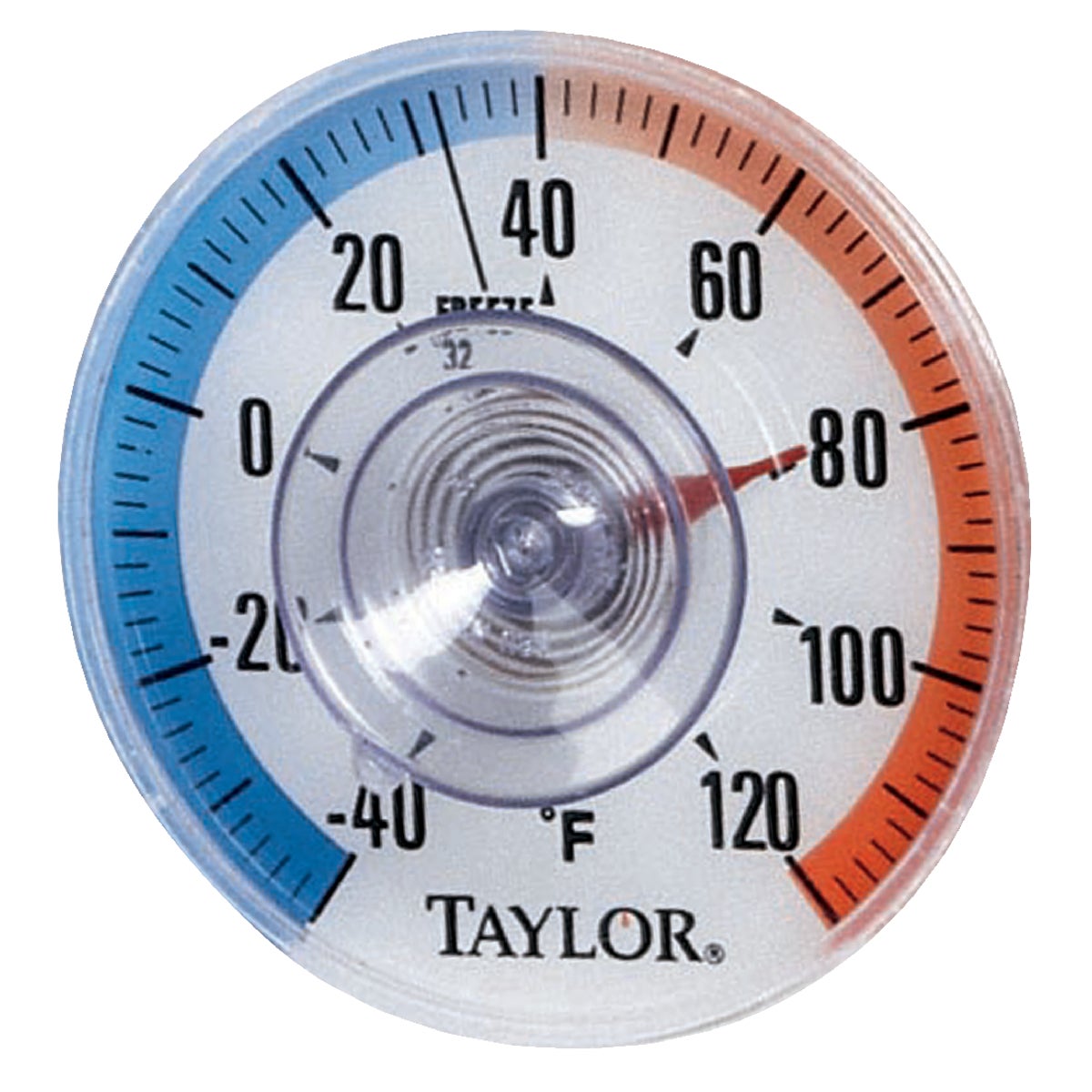 Item 626015, 3-1/2" window dial. Read outside temperature from inside.