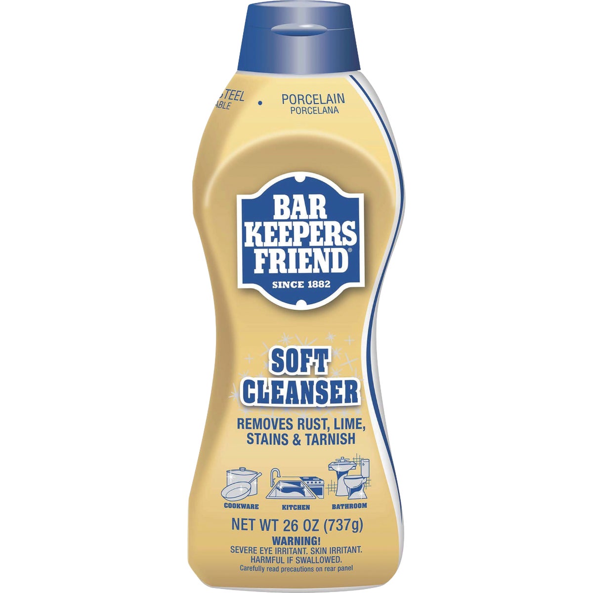 Item 626112, Liquid Bar Keepers Friend, special formula with citric acid.