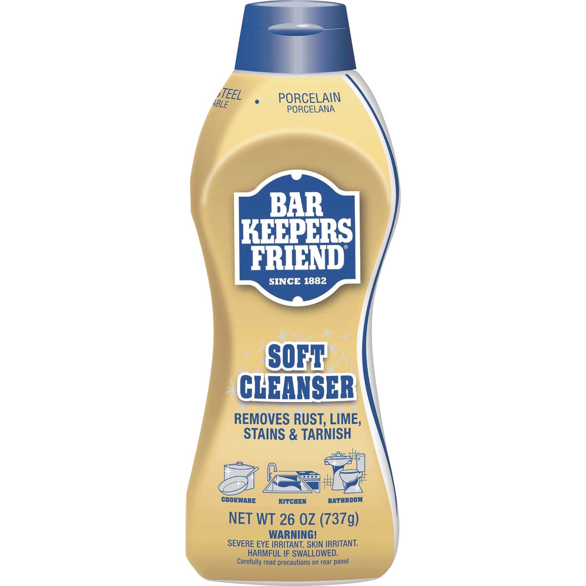 Item 626112, Bar Keepers Friend Soft Cleanser delivers the same power as our classic 