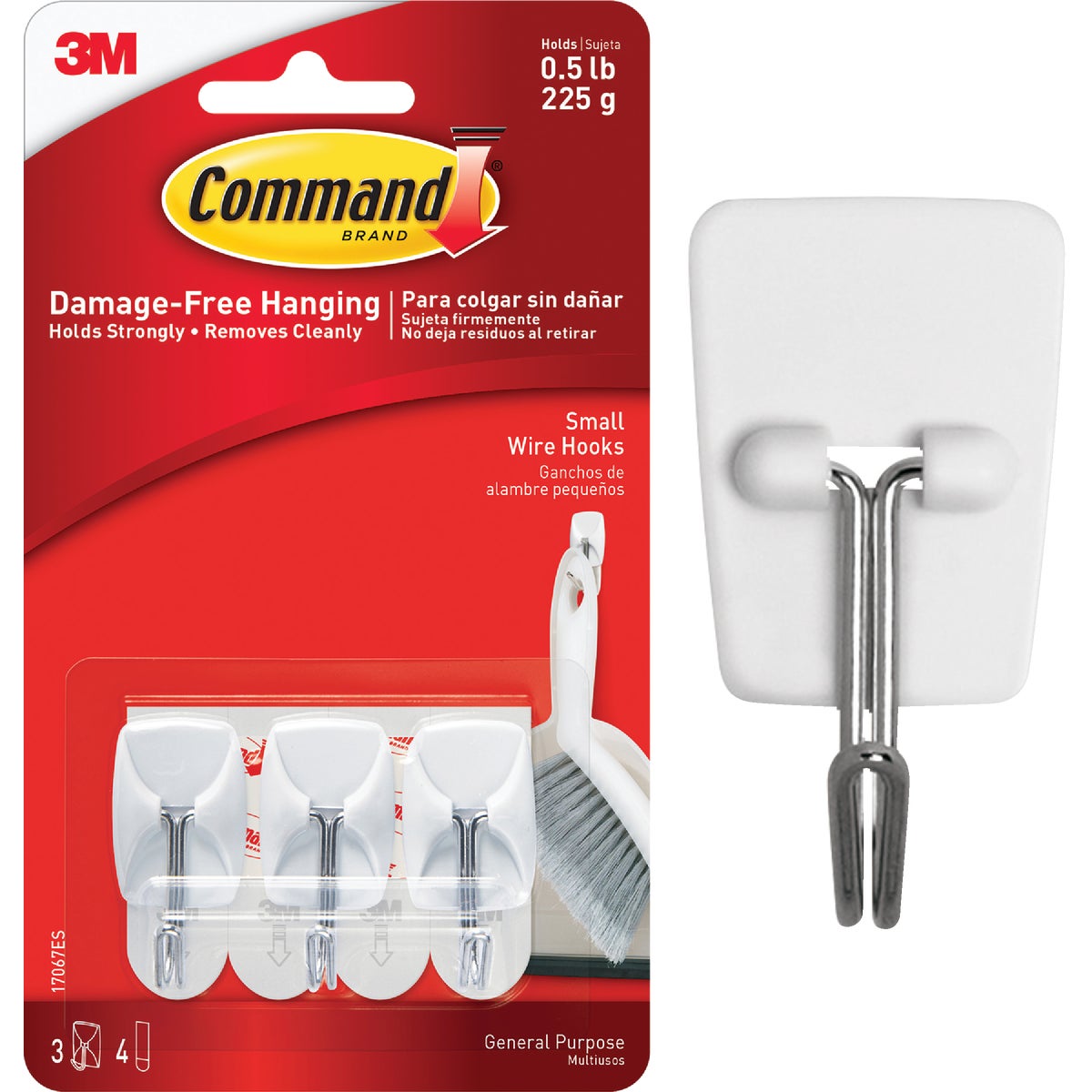 Item 626745, Forget about nails, screws and tacks, Command Clear Hooks are fast and easy