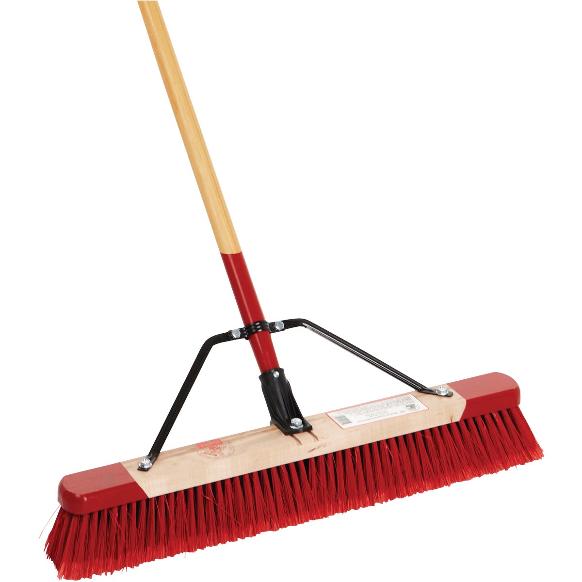 Item 629467, Medium sweep push broom is assembled with 1-1/8 In. x 60 In.